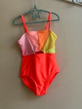 🌅💛 Cat & Jack Kids Bathing Suit – Sunrise Design – Size 4–5 💛🌅